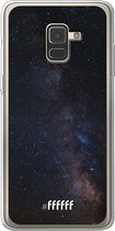 Samsung Galaxy A8 (2018) Hoesje Transparant TPU Case - Dark Space #ffffff