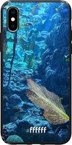 iPhone X Hoesje TPU Case - Coral Reef #ffffff
