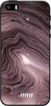 iPhone 5s Hoesje TPU Case - Purple Marble #ffffff