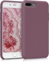 kwmobile telefoonhoesje voor Apple iPhone 7 Plus / 8 Plus - Hoesje met siliconen coating - Smartphone case in pruim