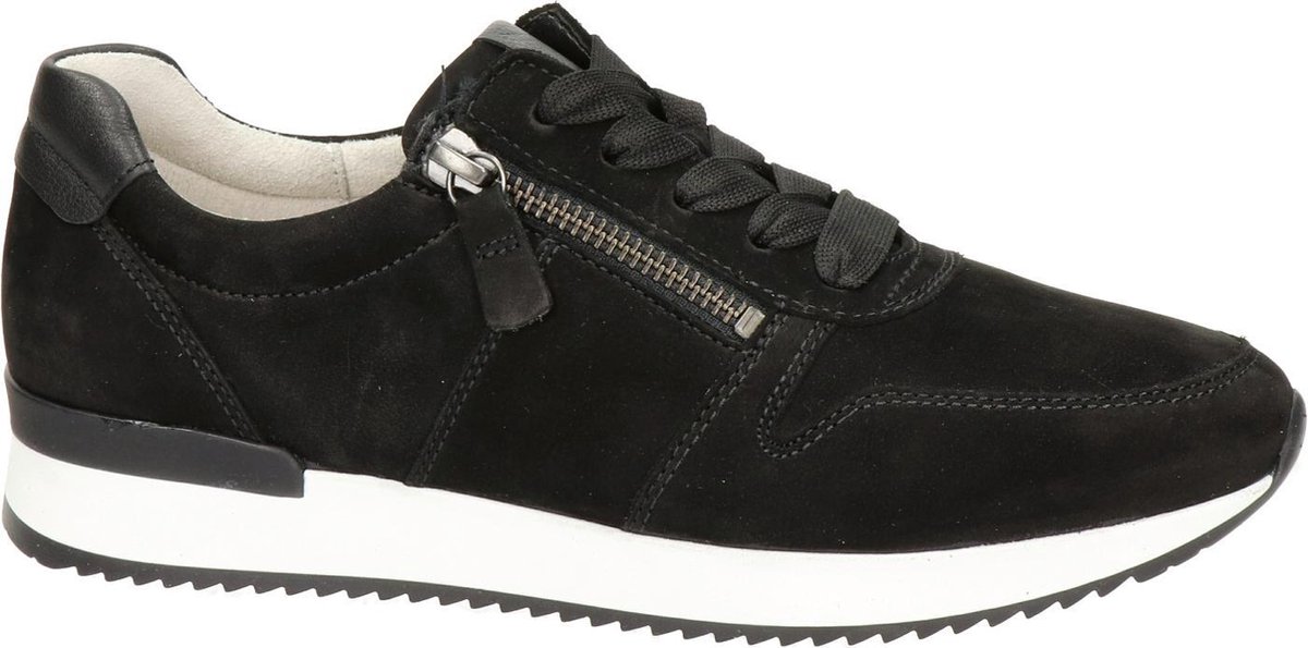 Gabor sneakers met sleehak met beleg in kroko-look - Schoenen.nl