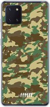 Samsung Galaxy Note 10 Lite Hoesje Transparant TPU Case - Jungle Camouflage #ffffff