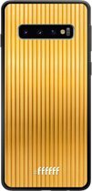 Samsung Galaxy S10 Hoesje TPU Case - Bold Gold #ffffff