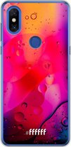 Xiaomi Mi Mix 3 Hoesje Transparant TPU Case - Colour Bokeh #ffffff