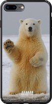 iPhone 8 Plus Hoesje TPU Case - Polar Bear #ffffff