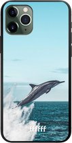 iPhone 11 Pro Hoesje TPU Case - Dolphin #ffffff