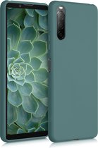 kwmobile telefoonhoesje voor Sony Xperia 10 II - Hoesje voor smartphone - Back cover in blauwgroen