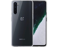 Hoesje - Geschikt voor OnePlus Nord - Sterk & Shockproof - Siliconen Case - Hoes Cover - Telefoonhoes - Transparant