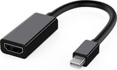 Mini DisplayPort vers HDMI Zwart - Thunderbolt convertisseur HDMI - Mini DP à l' adaptateur HDMI - Mini DP convertisseur HDMI - Compatible avec Apple MacBook et iMac / surface / et Ordinateurs portables de Dell, Lenovo et Samsung