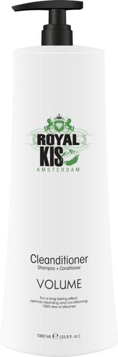 Royal Kis Cleanditioner Volume - 1000ml - Normale shampoo vrouwen - Voor Alle haartypes