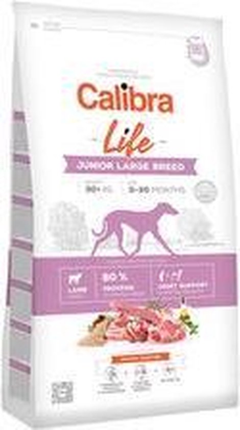 Calibra Hond Life Junior Large Breed Lamb 12 kg