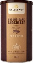 Callebaut - Ground Dark Chocolate voor chocoladedrinks - 1kg
