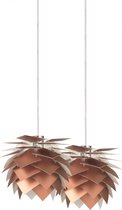 Dyberg Larsen Hanglamp Pineapple Xs 18 Cm Acryl Koper 2 Pcs