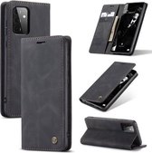 CaseMe - Hoesje geschikt voor Samsung Galaxy A72 5G -Wallet Book Case - Magneetsluiting - Zwart