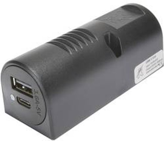 ProCar 67343000 Opbouw-Power USB-C/A dubbele stekkerdoos
