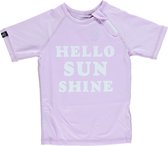 Beach & Bandits - UV-zwemshirt voor meisjes - Hello Sunshine - Lila - maat 128-134cm