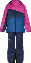 Color Kids - Skipak voor meisjes - Colorblock - Roze - maat 140cm