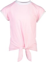 Snapper Rock - UV Zwemshirt met knoop voor meisjes - Pastelroze - maat 164-170cm
