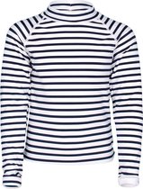 JUJA - UV Zwemshirt voor meisjes - lange mouwen - Sailor - Wit/Blauw - maat 92-98cm