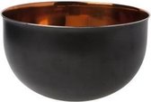 Bowl 17xh10cm Zwart Out - Koper In