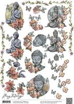 Boeddha 3D-Knipvel Amy Design 10 stuks