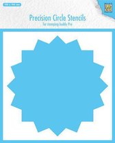 Nellie's Choice Precision stencils 16-punts cirkel MMPCS003 190x190mm