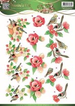 3D Knipvel - Jeanines Art -Garden Classics - Vogels