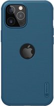 Nillkin Super Frosted Shield iPhone 12 Pro Max Hoesje Geschikt voor magnetische ring Blauw