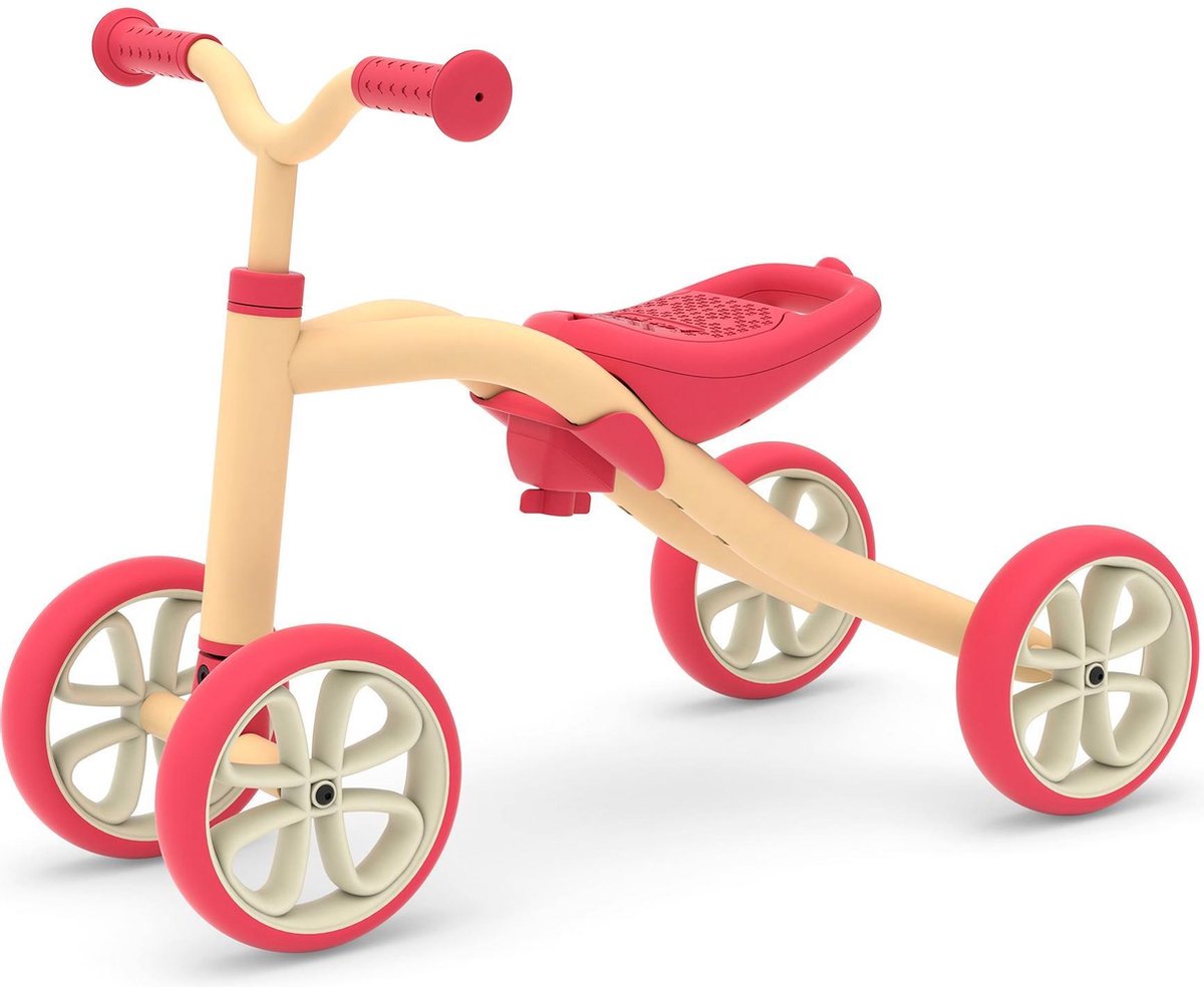 Quadie - 4-wiel loopfietsje met meegroei-zadel