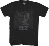 Nine Inch Nails - Head Like A Hole Heren T-shirt - 2XL - Zwart