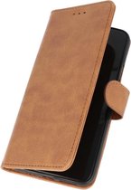 Wicked Narwal | bookstyle / book case/ wallet case Wallet Cases Hoesje voor Motorola Motorola Motorola Moto G 5G Bruin