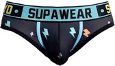 Supawear Sprint Brief Black Thunder - MAAT XL - Heren Ondergoed - Slip voor Man - Mannen Slip
