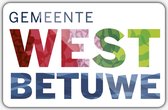 Vlag gemeente West Betuwe - 70 x 100 cm - Polyester