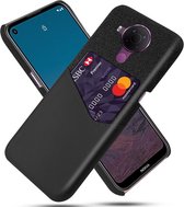 Nokia 5.4 Hoesje met Kaartsleuf Back Cover Zwart