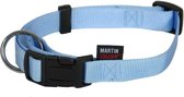 Martin Sellier Klikhalsband Basic 30-45 X 1,6 Cm Nylon Lichtblauw