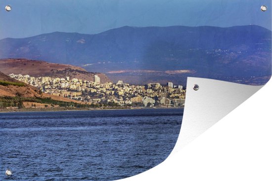 Affiche de jardin La ville israélienne de Tibériade au bord de la mer