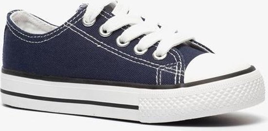 Canvas kinder gympen blauw - Blauw - Maat 33 | bol.com