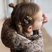 Basic baby haarspeldjes - Gold glitter | Zilver, Goud | Baby
