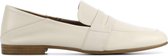 Lina Locchi Vrouwen Leren Instapschoenen / Damesschoenen / Instapper L1076 - Wit - Maat  40