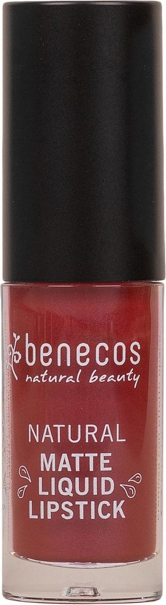 Benecos Lippenstift liquid mat bloody berry 5 ML