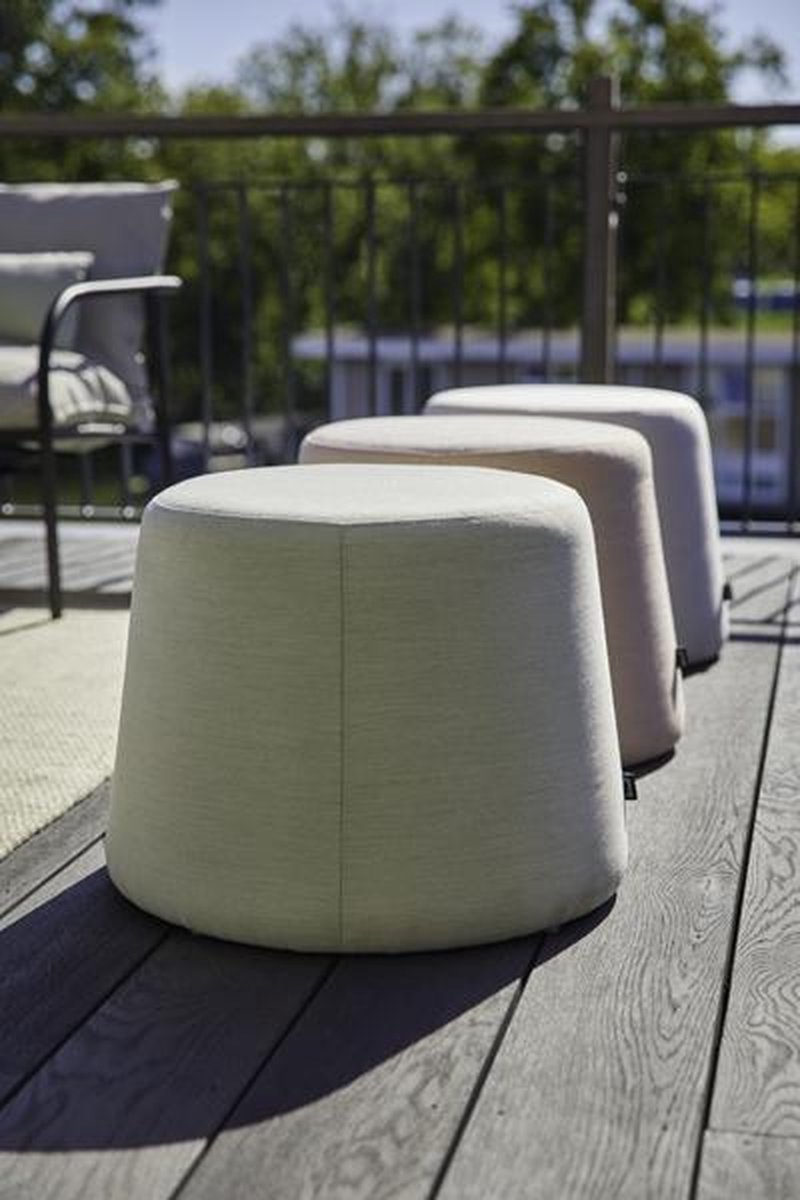 Hartman Trapezium Outdoor Tabouret - Tissu Sunbrella - Rose