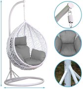 Sortio Home - Hangstoel EGG - Cocoon binnen en buiten - Wit