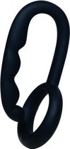 Cock Ring with P-spot Stimulator - Zwart - Sextoys - Cockringen - Toys voor heren - Penisring