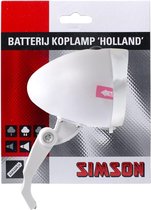 Simson Holland Koplamp - Fietslamp - Batterij - LED - Wit