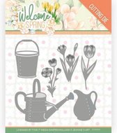 Dies - Jeanine's Art  Welcome Spring - Watering Can and Bucket