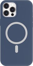 Hoes geschikt voor iPhone 12 Pro Max / Apple magnetische Ring & oplaadfunctie - TPU Back Cover - Blauw