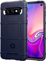 Volledige dekking schokbestendige TPU-hoes voor Galaxy S10 (blauw)