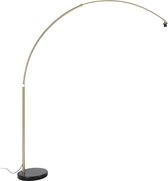 QAZQA xxl - Moderne Booglamp | Vloerlamp | Staande Lamp - 1 lichts - H 2690 mm - Zwart Goud - Woonkamer | Slaapkamer | Keuken