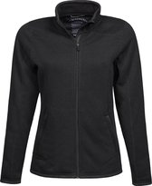 Tee Jays Dames/dames Gebreide Outdoor Fleece Jacket (Zwart)