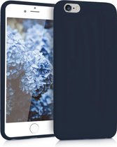 kwmobile telefoonhoesje voor Apple iPhone 6 Plus / 6S Plus - Hoesje voor smartphone - Back cover in marineblauw